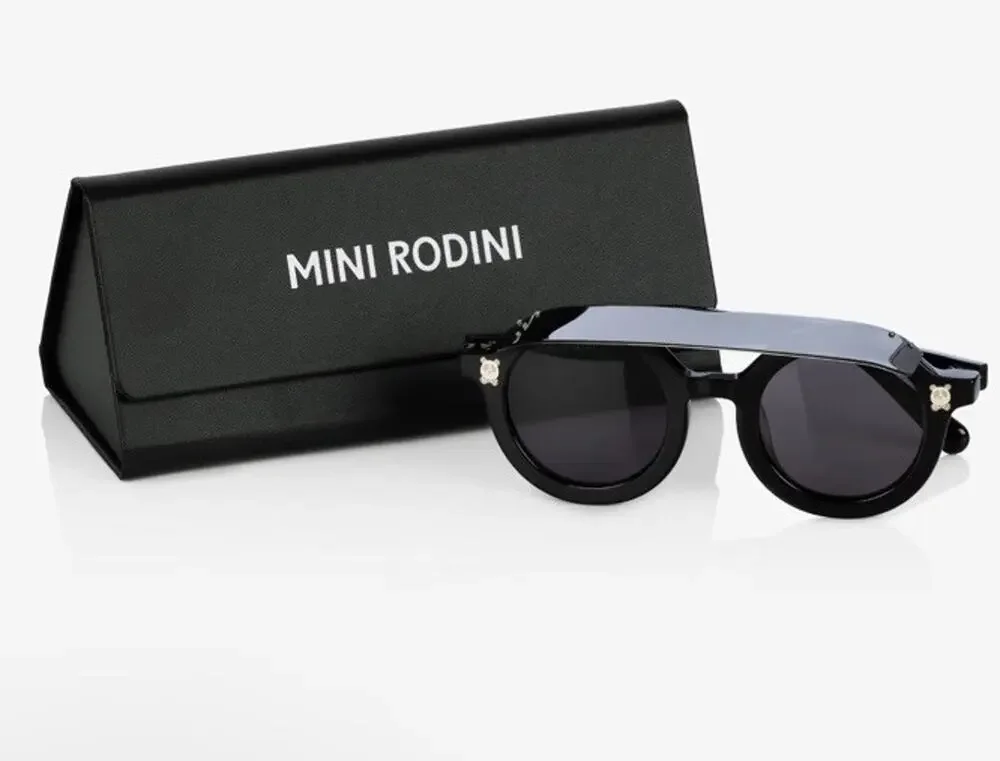 Mini Rodini Visor Sunglasses Kids Age 3-7 Black NIB NEW
